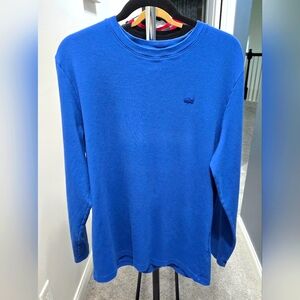 Lacoste Mens Blue Long Sleeve - Size 2XL